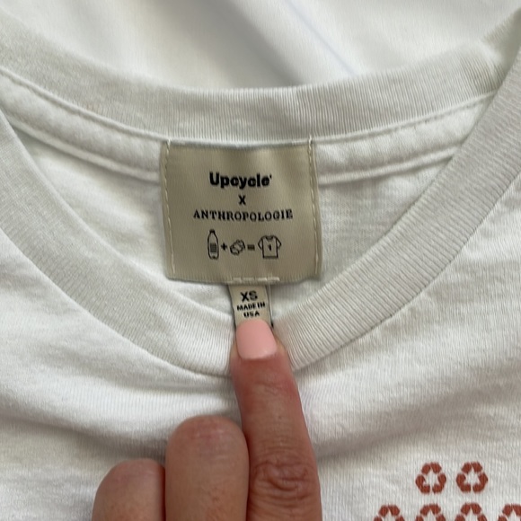 ☀️SOLD☀️ Anthropologie Upcycle Heart Tshirt - Picture 7 of 8